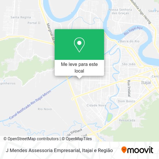 J Mendes Assessoria Empresarial mapa