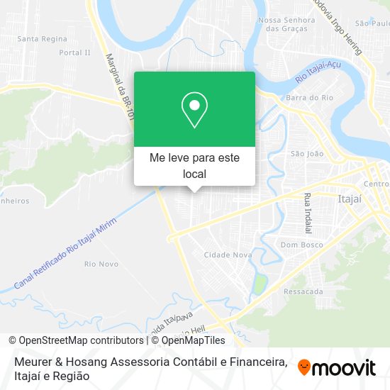 Meurer & Hosang Assessoria Contábil e Financeira mapa