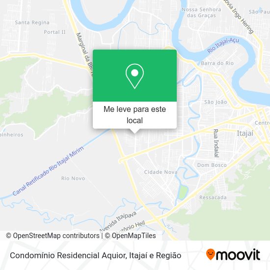 Condomínio Residencial Aquior mapa