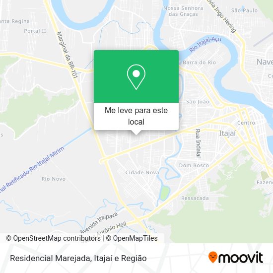 Residencial Marejada mapa