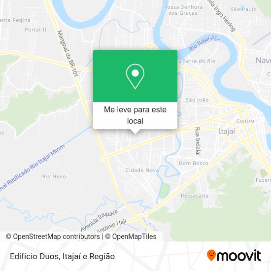 Edifício Duos mapa