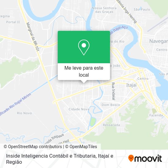 Inside Inteligencia Contábil e Tributaria mapa