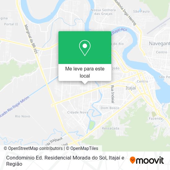 Condomínio Ed. Residencial Morada do Sol mapa
