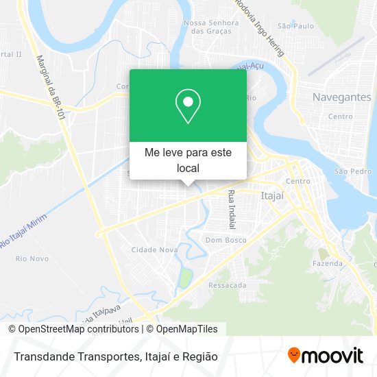 Transdande Transportes mapa