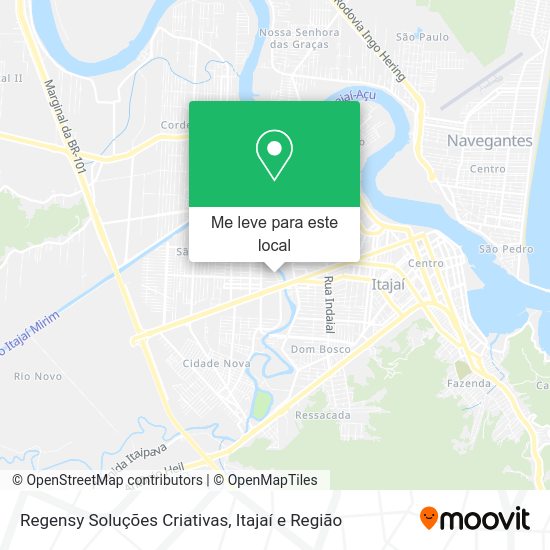 Regensy Soluções Criativas mapa