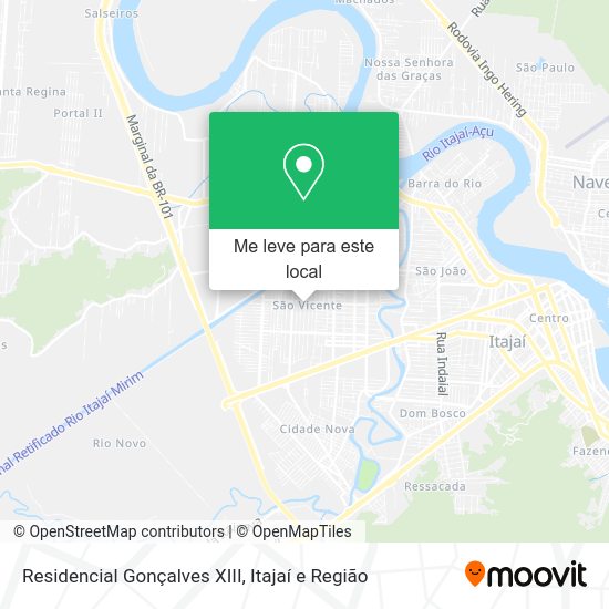 Residencial Gonçalves XIII mapa