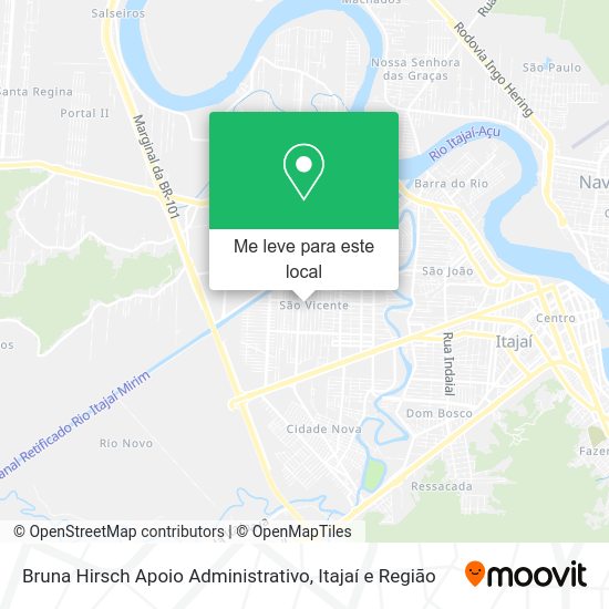Bruna Hirsch Apoio Administrativo mapa