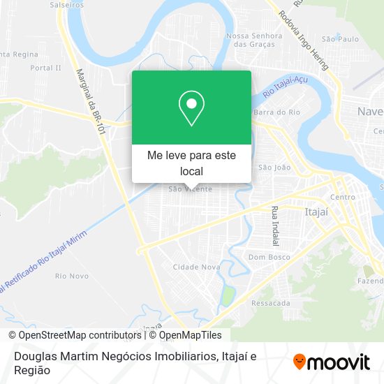 Douglas Martim Negócios Imobiliarios mapa