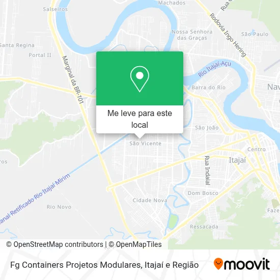 Fg Containers Projetos Modulares mapa