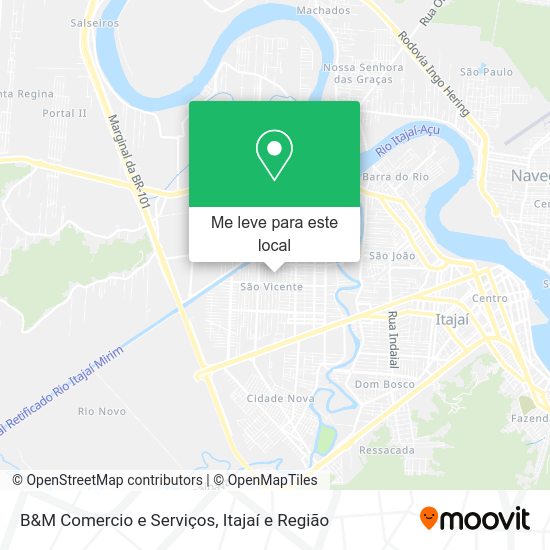 B&M Comercio e Serviços mapa