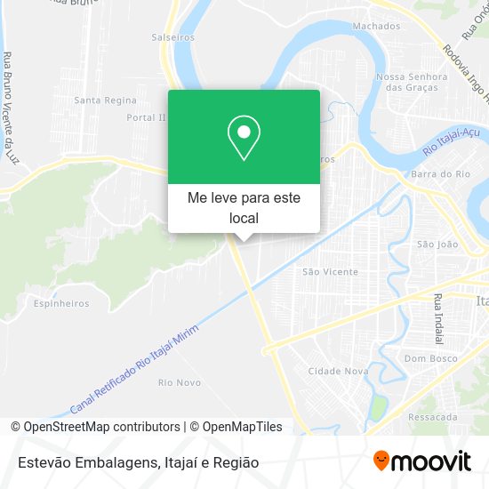 Estevão Embalagens mapa