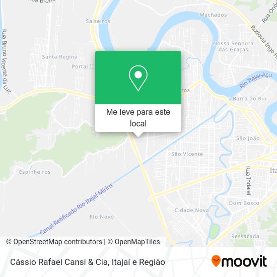 Cássio Rafael Cansi & Cia mapa