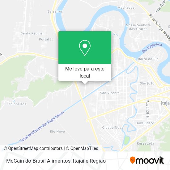 McCain do Brasil Alimentos mapa