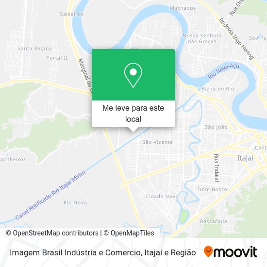 Imagem Brasil Indústria e Comercio mapa