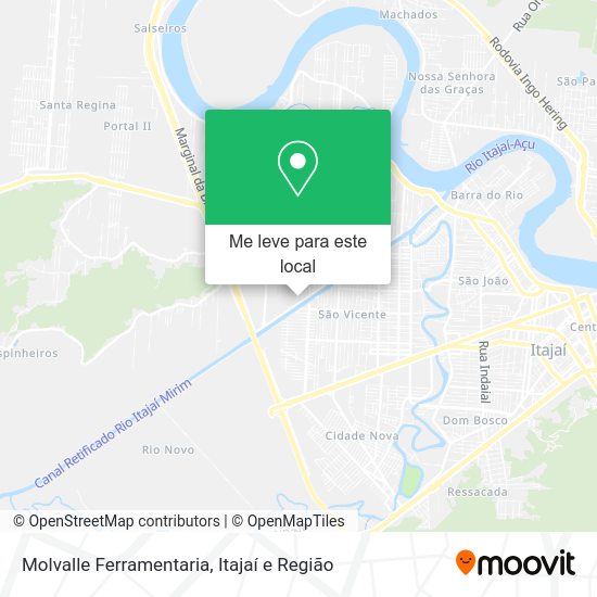 Molvalle Ferramentaria mapa