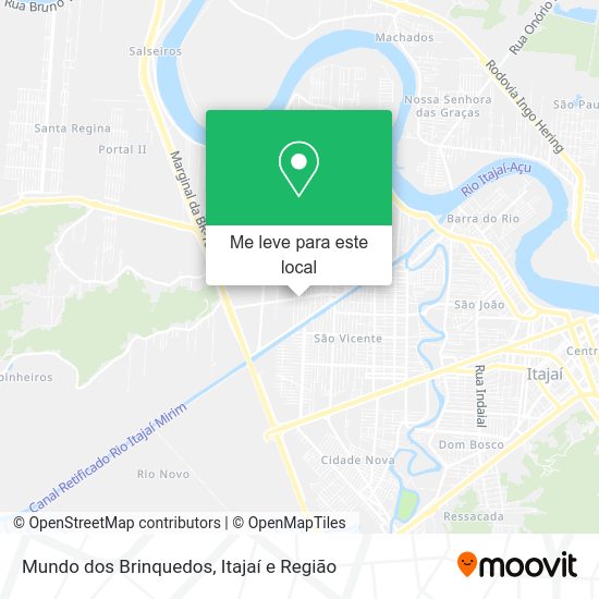 Mundo dos Brinquedos mapa