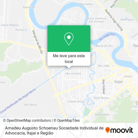 Amadeu Augusto Schoenau Sociedade Individual de Advocacia mapa