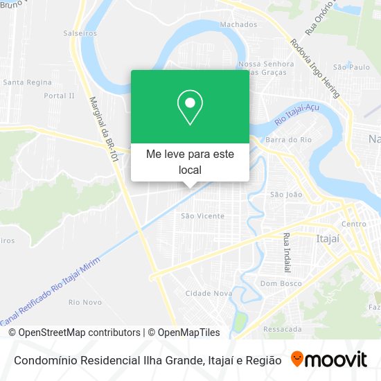 Condomínio Residencial Ilha Grande mapa