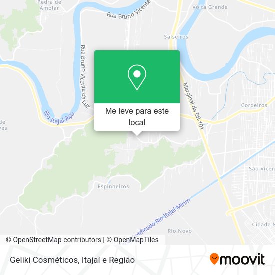 Geliki Cosméticos mapa