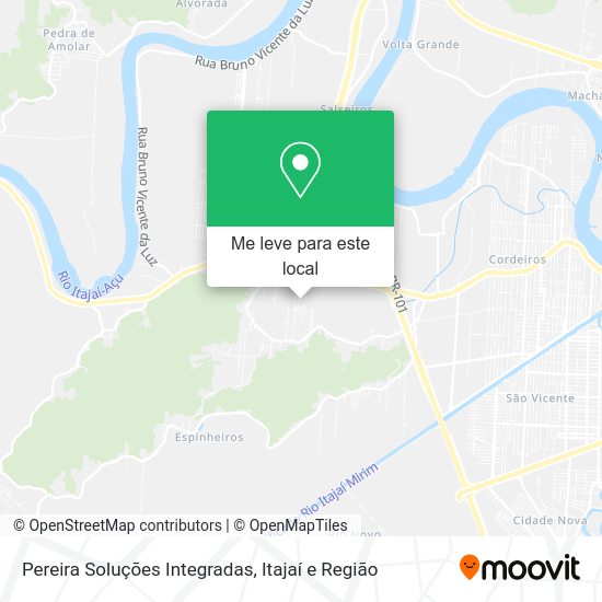 Pereira Soluções Integradas mapa