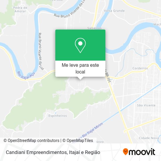 Candiani Empreendimentos mapa