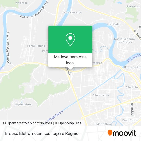 Efeesc Eletromecânica mapa