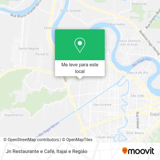 Jn Restaurante e Café mapa