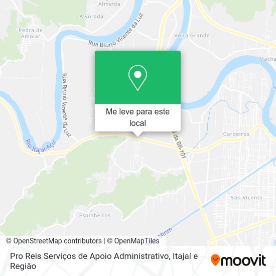 Pro Reis Serviços de Apoio Administrativo mapa