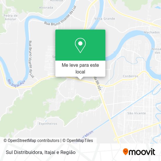 Sul Distribuidora mapa