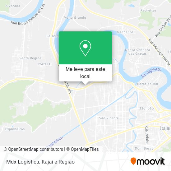 Mdx Logística mapa