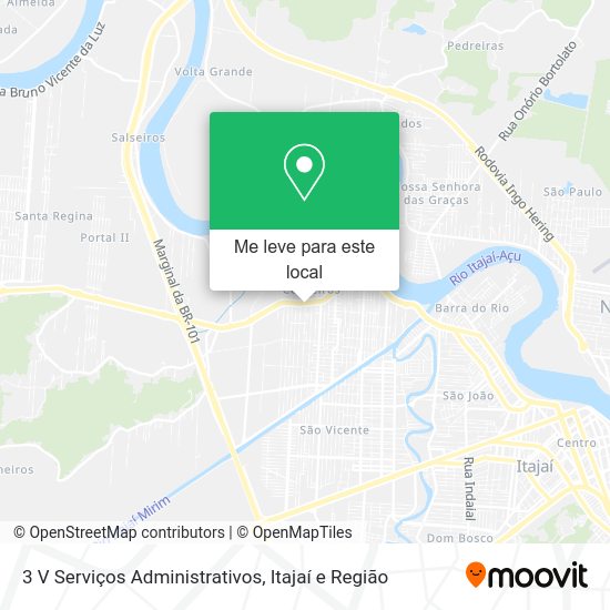 3 V Serviços Administrativos mapa