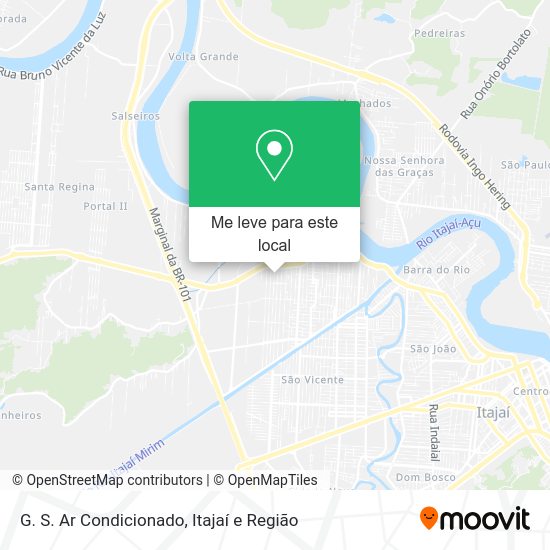 G. S. Ar Condicionado mapa