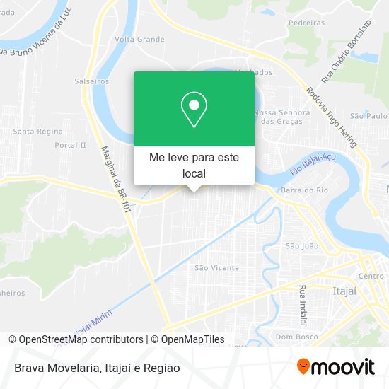Brava Movelaria mapa