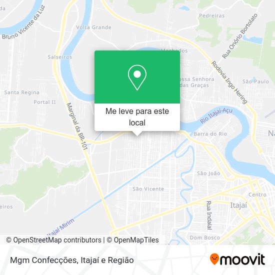 Mgm Confecções mapa
