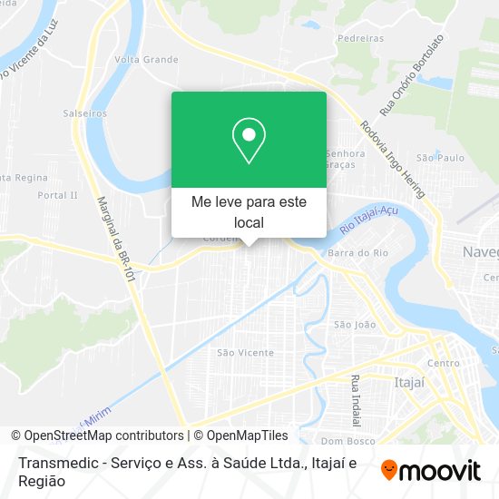 Transmedic - Serviço e Ass. à Saúde Ltda. mapa