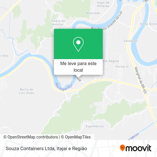 Souza Containers Ltda mapa