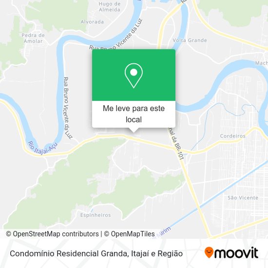 Condomínio Residencial Granda mapa