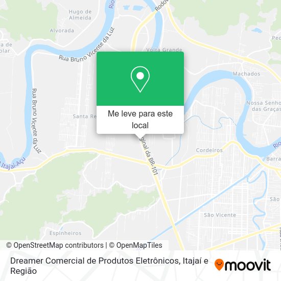 Dreamer Comercial de Produtos Eletrônicos mapa