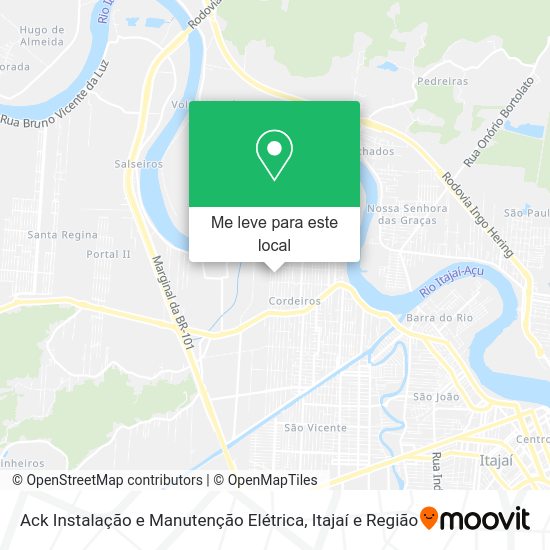 Ack Instalação e Manutenção Elétrica mapa