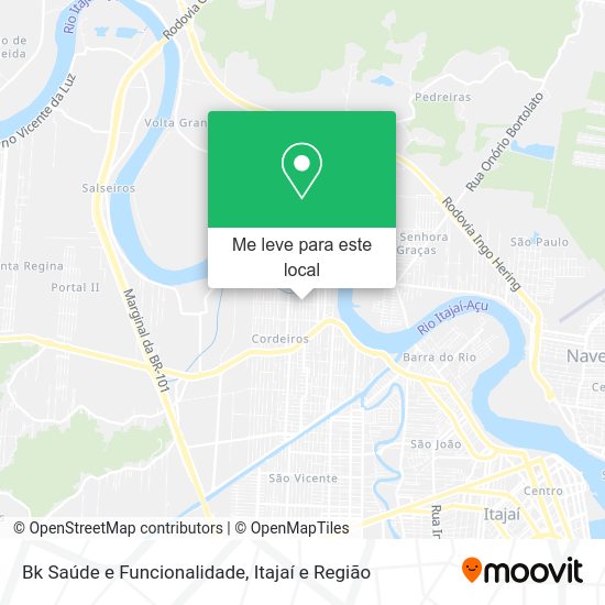 Bk Saúde e Funcionalidade mapa