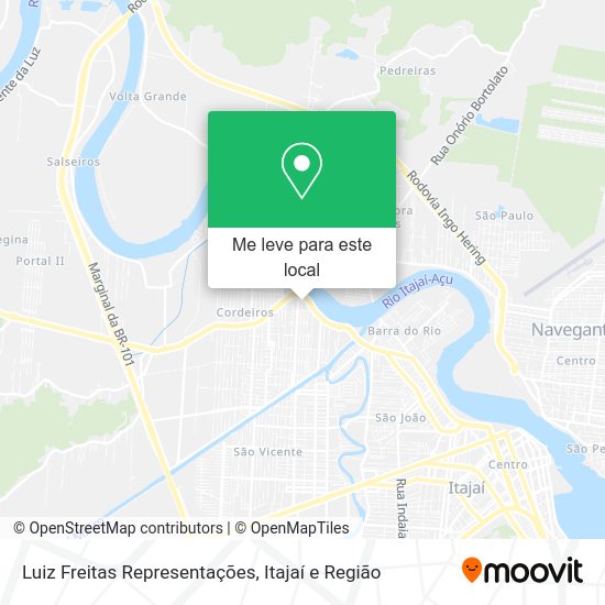 Luiz Freitas Representações mapa