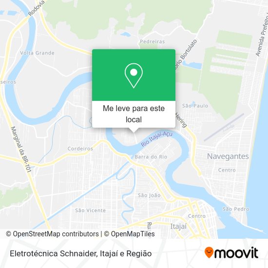 Eletrotécnica Schnaider mapa