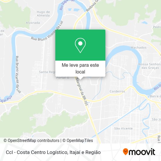 Ccl - Costa Centro Logístico mapa