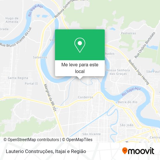 Lauterio Construções mapa