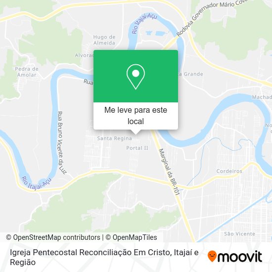 Igreja Pentecostal Reconciliação Em Cristo mapa