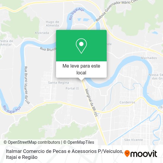 Italmar Comercio de Pecas e Acessorios P / Veículos mapa