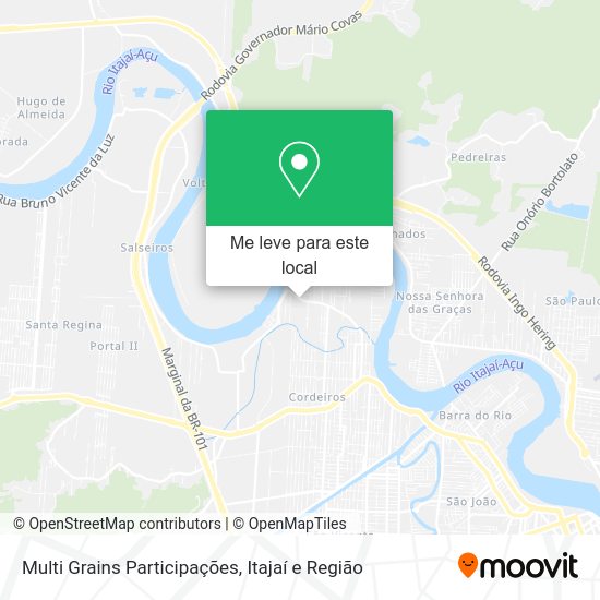 Multi Grains Participações mapa