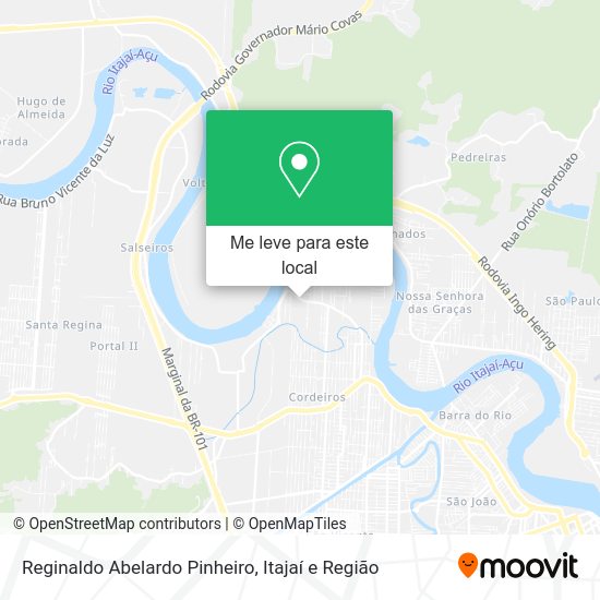 Reginaldo Abelardo Pinheiro mapa