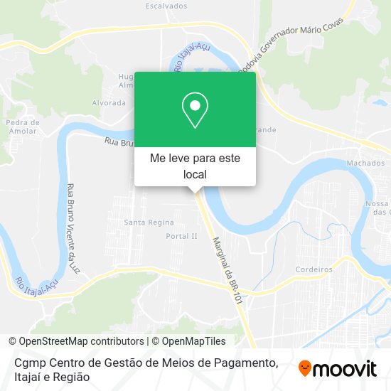 Cgmp Centro de Gestão de Meios de Pagamento mapa