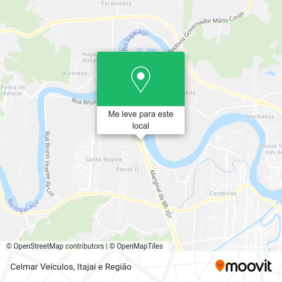 Celmar Veículos mapa